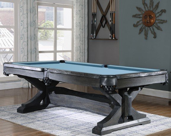 TopTable Lexor Pooltafel Forest Black-Oak 8FT