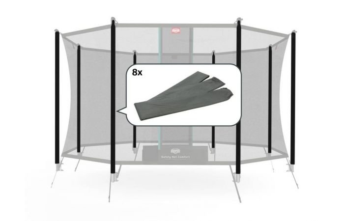 BERG Safety Net Comfort - Paalhoezen (197 cm) (8x)