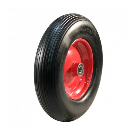 PU Band + Wiel 4.00x8 + 2.50Ax8 + 25 dia Staal