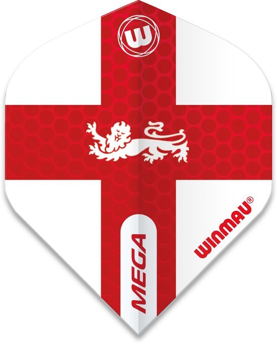 Winmau Mega Standard England dart flights