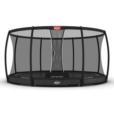 BERG Elite InGround Trampoline 430 Grijs + Safety Net Deluxe