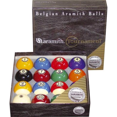 Aramith US Tournament poolballen set 57.2mm