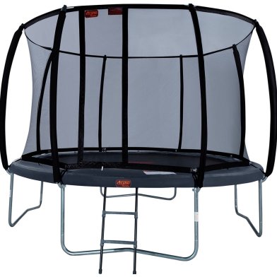 Avyna Pro-Line trampoline 14 Ø430 met Royal Class Veiligheidsnet & gratis trapje - HD Plus trampoline rand - Grijs