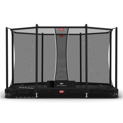 BERG Ultim Favorit InGround Trampoline 330 Zwart + Safety Net Comfort