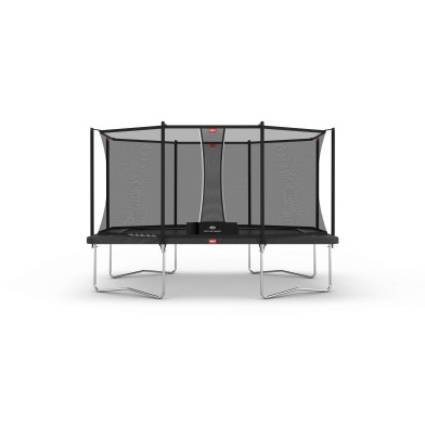 BERG Ultim Favorit Regular Trampoline 410 Grijs + Safety Net Comfort