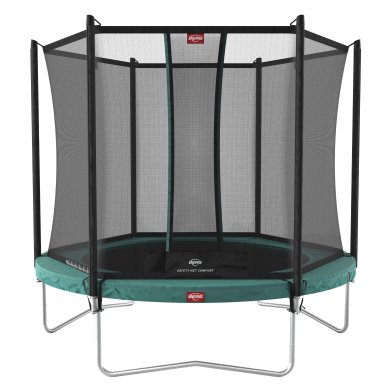 BERG Favorit Regular Trampoline 330 Groen + Safety Net Comfort