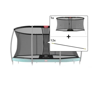 Berg Grand Safety Net Deluxe - Los Net 470 + Hoepelset