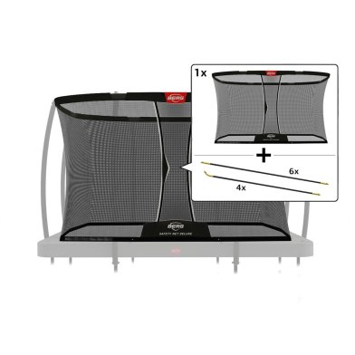 BERG Ultim Safety Net Deluxe - Los Net 330 + Hoepelset