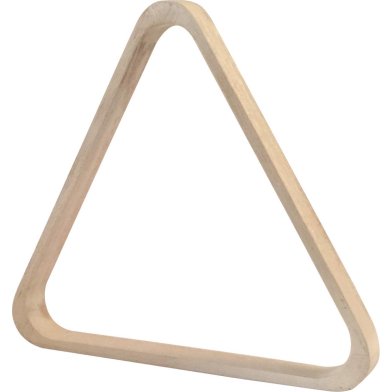 Buffalo houten triangel pool wit 57,2 mm