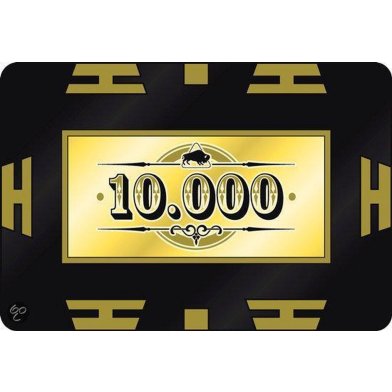 Poker Plaque 10000 Bruin