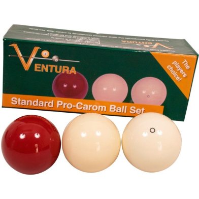 Carambole ballen set Ventura Dark red