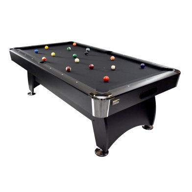 NORTH Gardone Pooltafel Zwart/Zwart 7FT