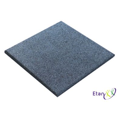 Etan Veiligheids Rubber Tegel Zwart - 50 x 50 cm