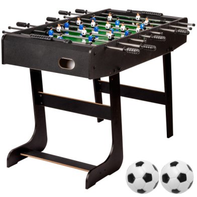 NORTH Durham Voetbaltafel Zwart Foldy