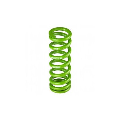 KBT metallic spring with u-connection lime green