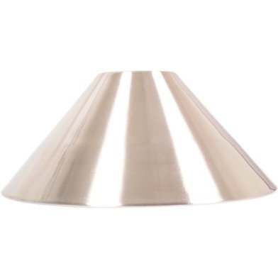 Losse kap biljartlamp 37 cm, geborsteld staal