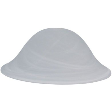 Losse kap biljartlamp 37 cm, glas