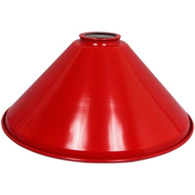 Losse kap biljartlamp 37 cm, rood
