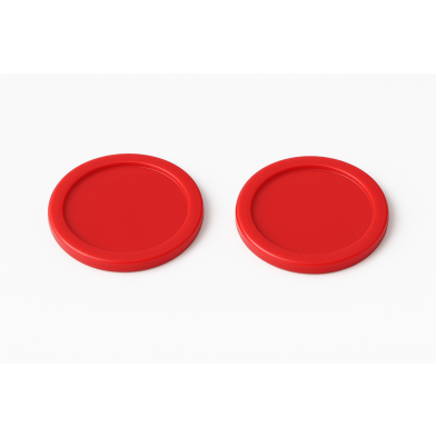 NORTH Airhockey Puck Rood 63mm 14 Gram (2 Pucks)