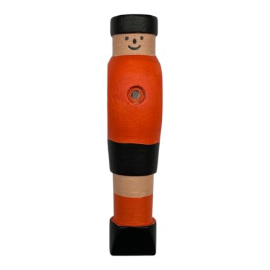 NORTH Voetbaltafelpoppen Oranje Set (van 11) Houten 16MM