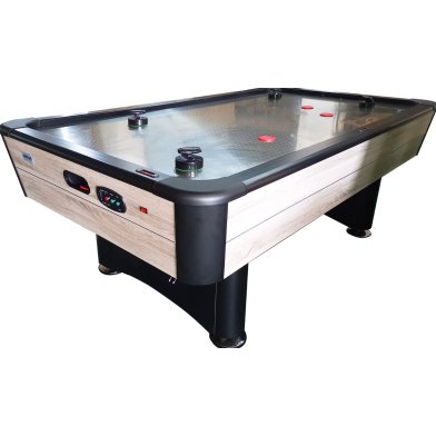 TopTable Typhoon Pro Wood/RVS Airhockeytafel 7FT