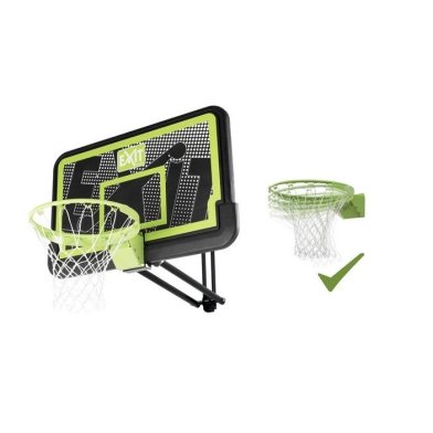EXIT Galaxy Basketbalbord Voor Muurmontage Met Dunkring - Black Edition