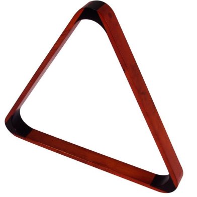 Triangel pool 57.2mm donker esdoorn deluxe