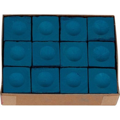 Tungho Triangle chalk 12 tips blue