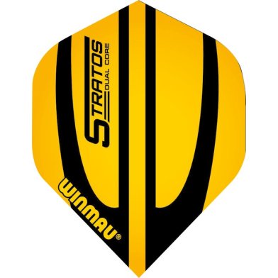 Winmau Mega Standard Stratos Geel dart flights