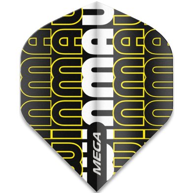 Winmau Mega Standard Winmau Logo Geel dartvluchten
