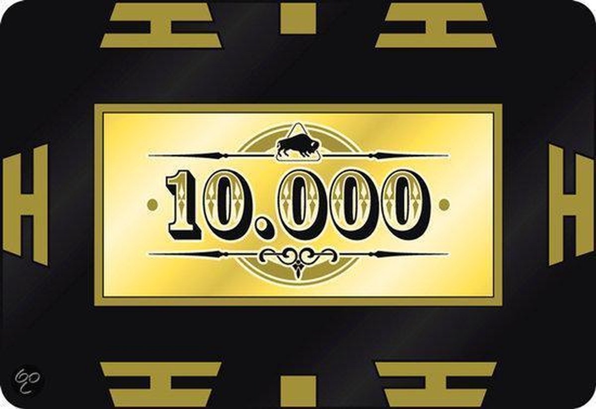 Poker Plaque 10000 Bruin