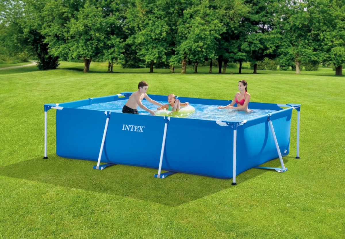 Intex Zwembad rectangular Frame Pool (300X200X75) Blauw
