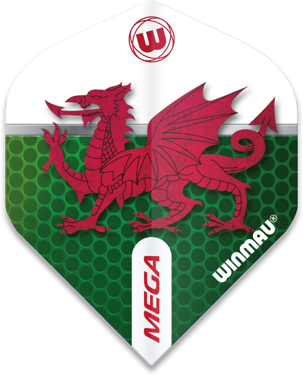 Winmau Mega Standard Wales dart flights