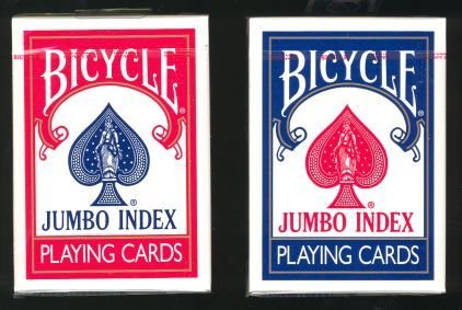 Poker kaarten Bicycle Jumbo