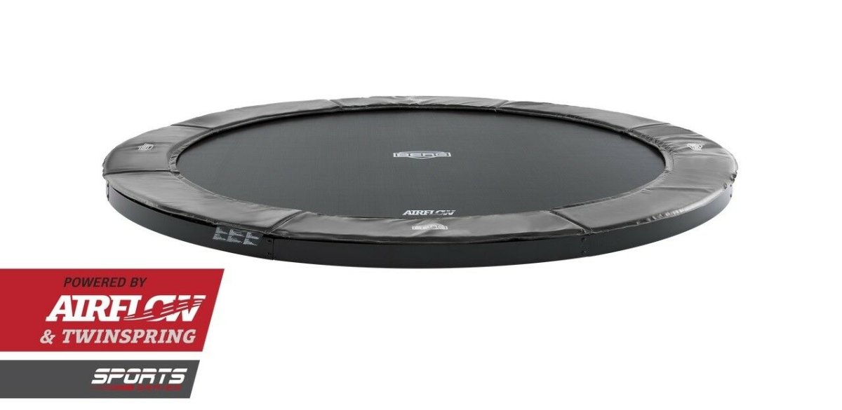 BERG Champion FlatGround Trampoline 330 Grijs AirFlow