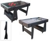TopTable Twist 2in1 Airhockey/Pooltafel Zwart/Zwart 5FT miniatuur