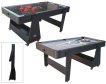 TopTable Twist 2in1 Max Airhockey/Pooltafel Zwart/Zwart 6FT miniatuur