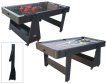 TopTable Twist 2in1 Max Airhockey/Pooltafel Zwart/Zwart 6FT miniatuur