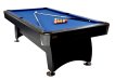 NORTH Gardone Pooltafel Zwart/Blauw 8FT miniatuur