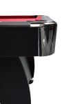 NORTH Gardone Pooltafel Zwart/Rood 8FT miniatuur