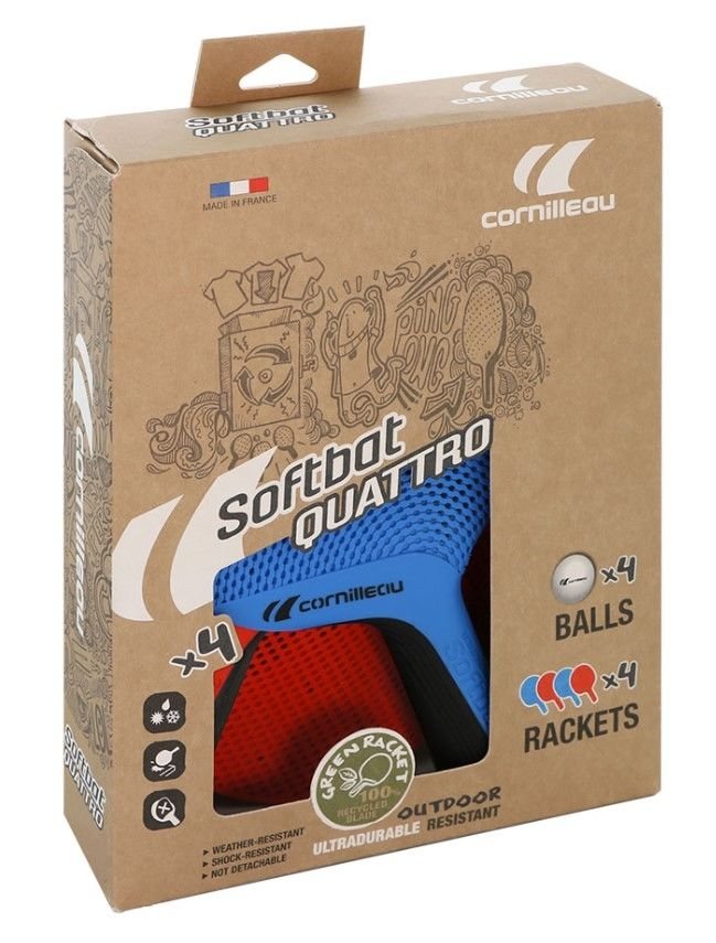 Cornilleau Softbat Quattro Outdoor Tafeltennisbats