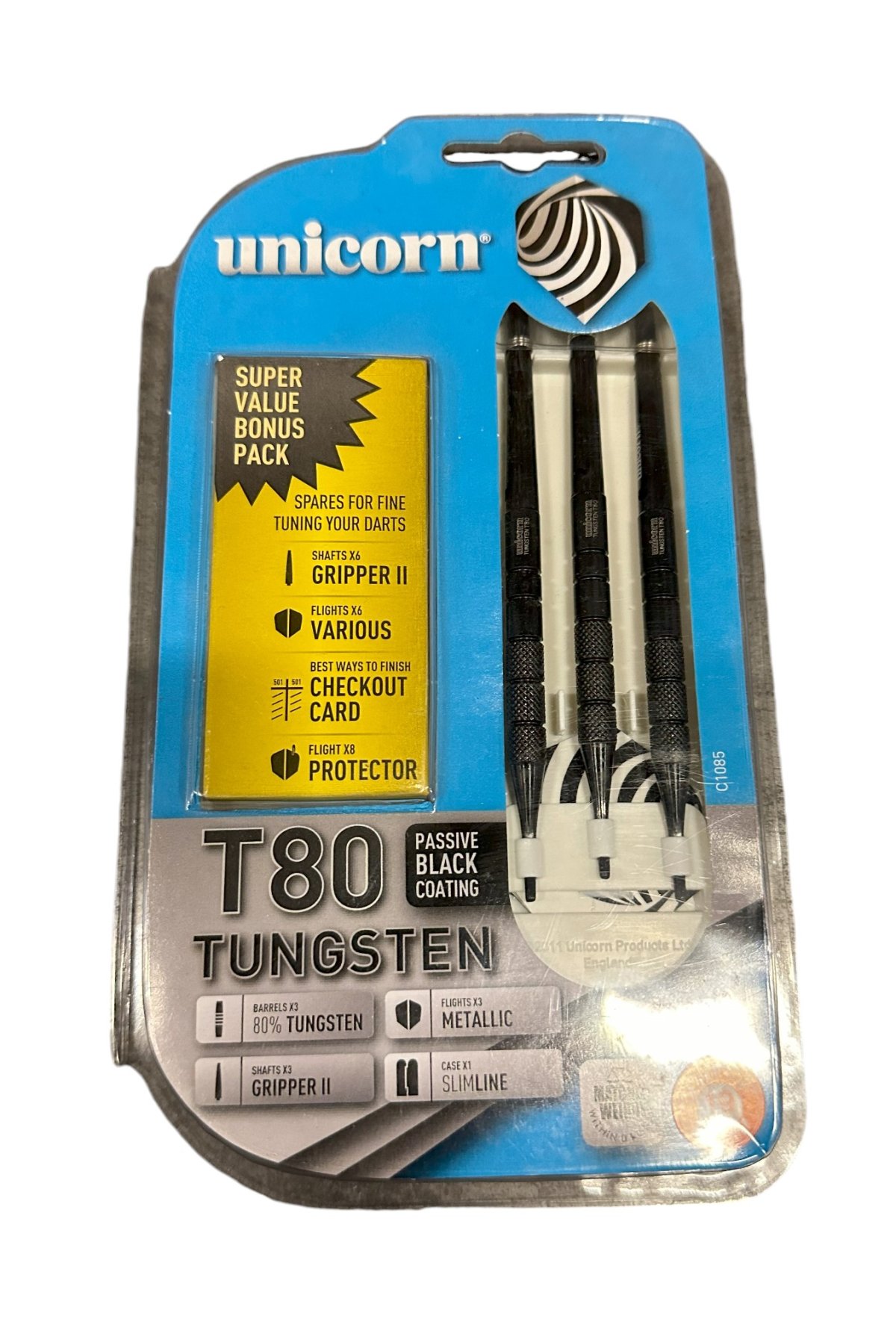 S/T T80 BLK Tungsten - Slimline Case 19G