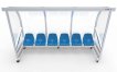 Alusport Dug-Out Verplaatsbaar 5-6 Personen DO300VZ Model C miniatuur