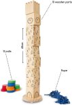 buitenspeel balans toren miniatuur