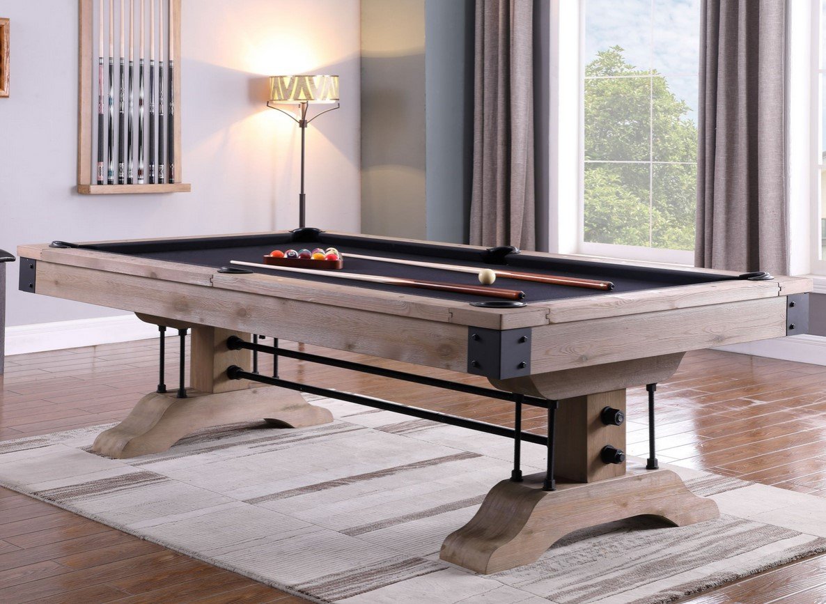 TopTable Lexor Pooltafel Industrial Vintage-Oak 8FT