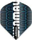 Winmau Mega Standard Winmau Logo Zwart en Blauw dart Flights miniatuur