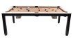 NORTH Essence Pooltafel/Eettafel Zwart/Wit 7FT miniatuur