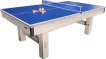 TopTable Dinner Pooltafel Wood Met Banken 7FT miniatuur