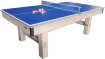 Top Table Dinner Pooltafel Wood Met Banken 8FT miniatuur