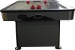 TopTable Fast Flash Steel & Multi LED Airhockeytafel Zwart/RVS 7FT miniatuur